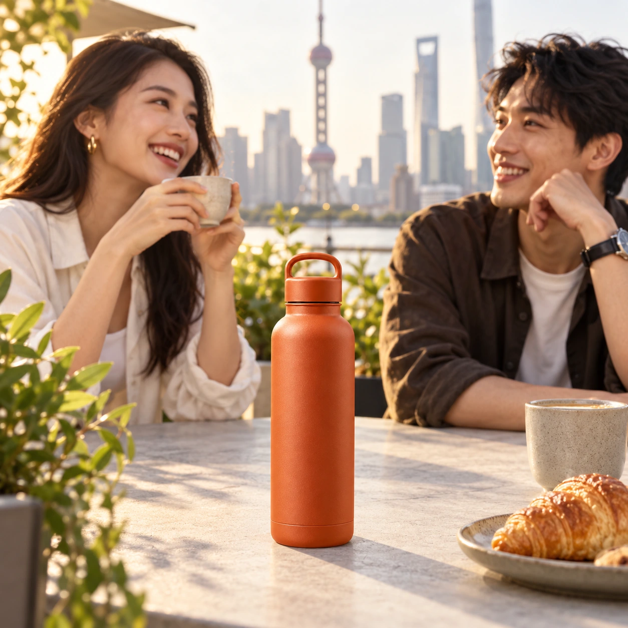 Everyday Chinese lifestyle scene with the example product